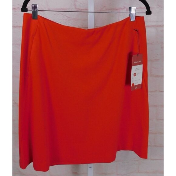 Cabi Sakura Red Fiery Skirt Size 10 Stylish & Comfortable NWT - Picture 1 of 13